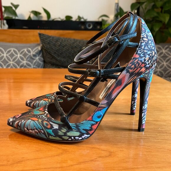 Tabitha Simmons Multicolour Strappy Stilettos – Size 37 – Never Worn - Picture 2 of 6